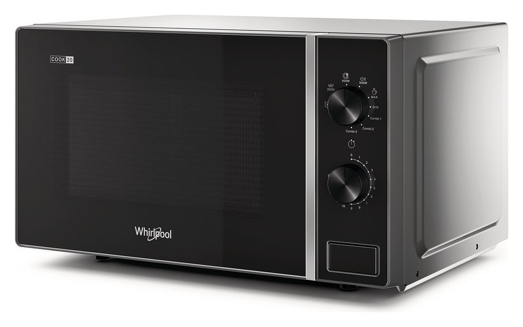 Whirlpool MWP103SB MWP 103 SB Free-standing microwave oven cm. 46 - silver  | Vieffetrade
