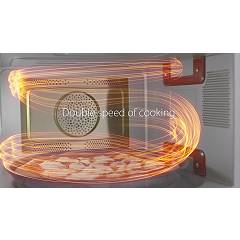 Whirlpool MCP 345 BL Microwave oven cm. 52 - black | Vieffetrade